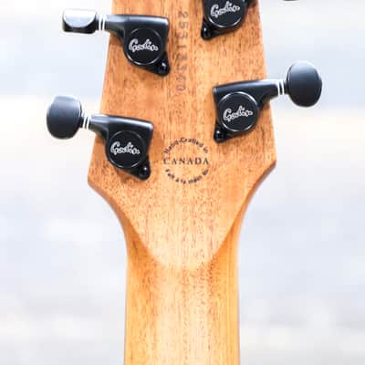 Godin A6 ULTRA Mahogany Deluxe Natural HG "B-Stock" Electro-Acoustic Guitar w/Bag image 8