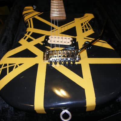 Kramer Beretta  Black N' Yellow 79 Bumble-Bee Style Relic Guitar By Boneyard Custom Guitars image 8