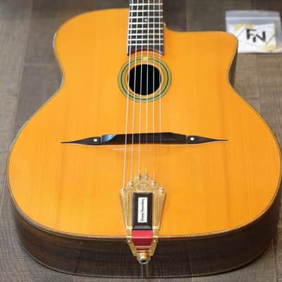 Dell’Arte Jimmy Rosenberg Signature Natural Acoustic/ Electric Gypsy Jazz Guitar + Case image 2
