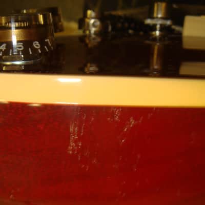 1986 Heritage H-140 Thin-Line Electric Guitar Cherry Burst image 9