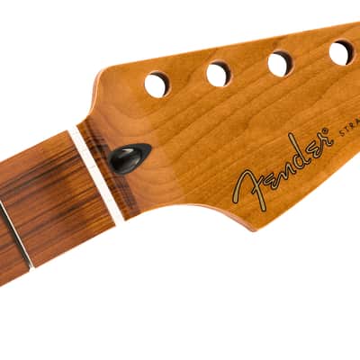 Fender Roasted Maple Stratocaster Neck 21 Narrow Tall Frets 9.5" Pau Ferro C Shape image 3