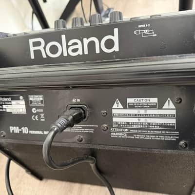Roland PM-10 30-Watt 2x10" Personal Drum Amplifier for V-Drums 2012 - Present - Black image 4