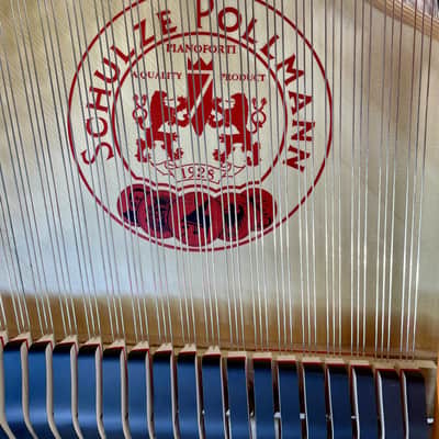 SCHULZE POLLMANN PIANOFORTE A MEZZA CODA S160 ROSSO image 9
