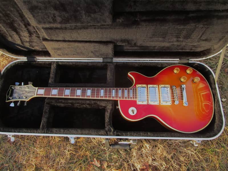 Fresher Les Paul Copy Guitar, 1970's, Japan, 3 Pu's, Gibson Style