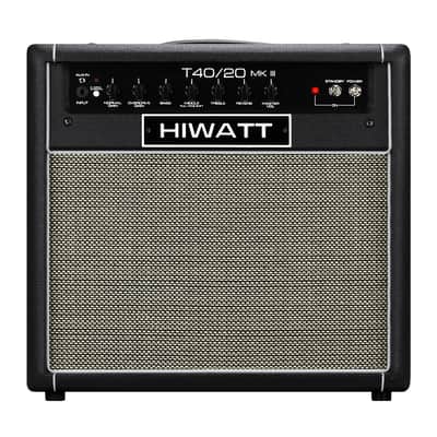 Hiwatt T-Series TB40/20 40/20-Watt 1x12 Tube Combo Amplifier - Black - Open Box image 2