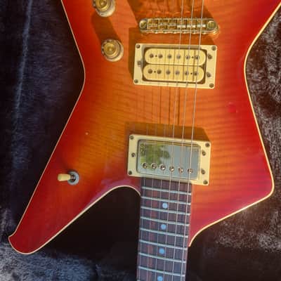 Ibanez DT400 Destroyer with Dot Inlays 1981 - Cherry Sunburst image 20
