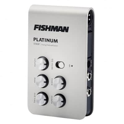 FISHMAN Platinum Stage Analog Acoustic Guitar Preamp Pedal Open Box Mint image 1