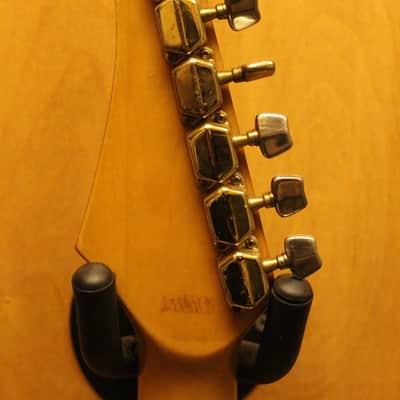 Vintage Lotus Strat Electric Guitar MIJ 70s or 80s Two tone Red / White Japan image 8