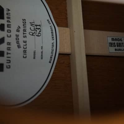 Brand New Iris Guitar Company OOO RCM 12 Fret Slot Head Burst Sitka Spruce / Mahogany 1-3/4" Nut image 14