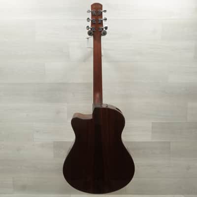 Used Ibanez AAM300CE Advanced Auditorium Solid Top Acoustic Guitar Natural image 12