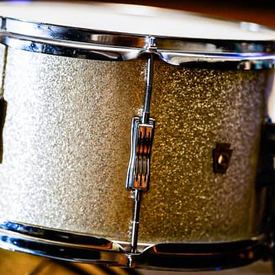 Ludwig Club Date 1966 Drum Set w/ 1968 Blue Note Floor Tom – Vintage Players Kit – Excellent Setup w/ Vintage Hardware image 3