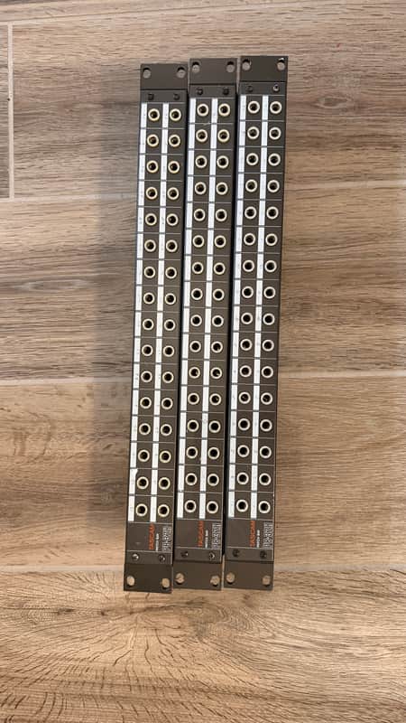 THREE TASCAM PB-32H Patch Bay image 1