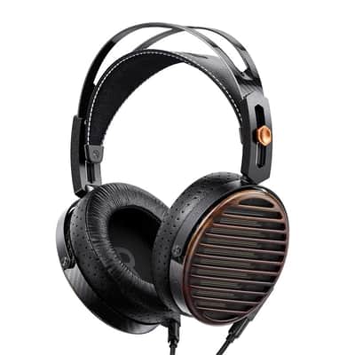 FiiO FT7 Headphones Open-Back Planar 106mm Planar Magnetic Monitor Earphone Gold Diaphragm Carbon Fiber Shell Detachable Cables (Black) image 2