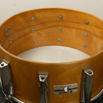 1980s Yamaha Recording Custom 6.5x14 Real Wood Snare Drum SD-065D image 13