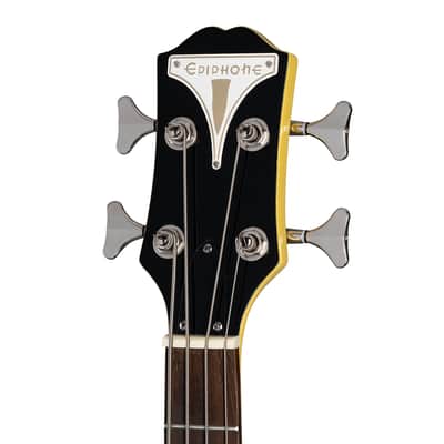 Epiphone Newport Electric Bass Guitar, Sunset Yellow image 6