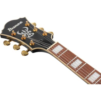 Ibanez AF75GBFK Artcore Semihollow Electric Guitar in Flat Black image 8