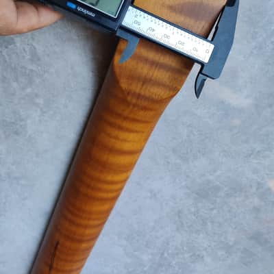 Flamed Maple TL Guitar Neck, 21-Frets image 6
