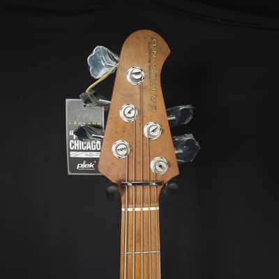 Lakland Skyline 55-02 Deluxe Satin Cherry Burst 5-String Bass image 6