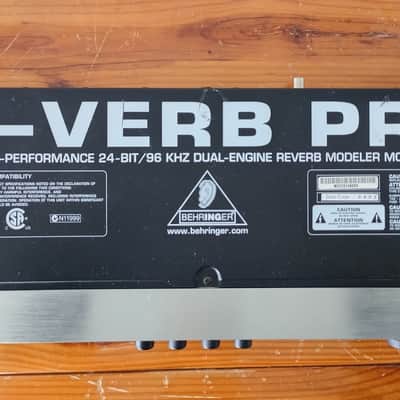 Behringer V Verb Pro ( Rev2496 ) : Multi-effect Unit image 6