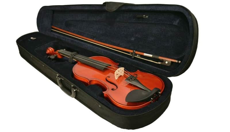 Vivace VA-100-16 Hand Carved Solid Spruce Top 16-Inch Size Standard Viola w/Lightweight Case & Bow image 1