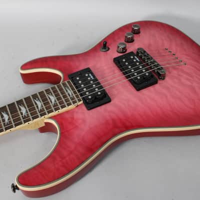 2012 Schecter Diamond Series Omen Extreme-6 Electric Magenta image 8