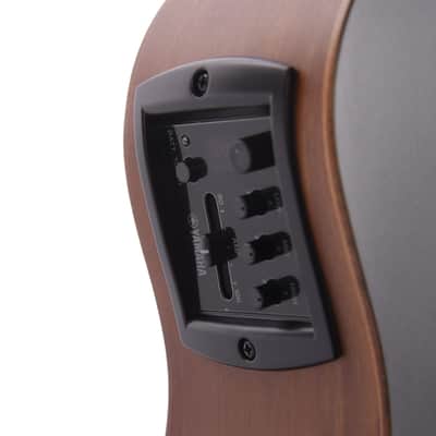 Yamaha APX600M Thinline Acoustic/Electric Guitar Smoky Black image 8