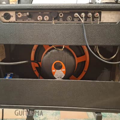 Fender Deluxe Reverb 1x12 combo - 1968 Silverface, CLEAN all original w/cover, JBL speaker image 3