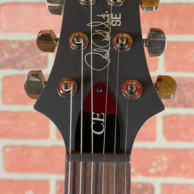 PRS SE Swamp Ash CE 24 Sandblasted Electric Guitar - Sandblasted White image 7