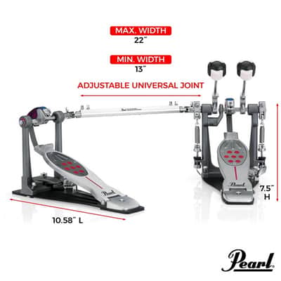 Pearl P-2052C Eliminator Redline Double Bass Drum Pedal – Brand New image 7