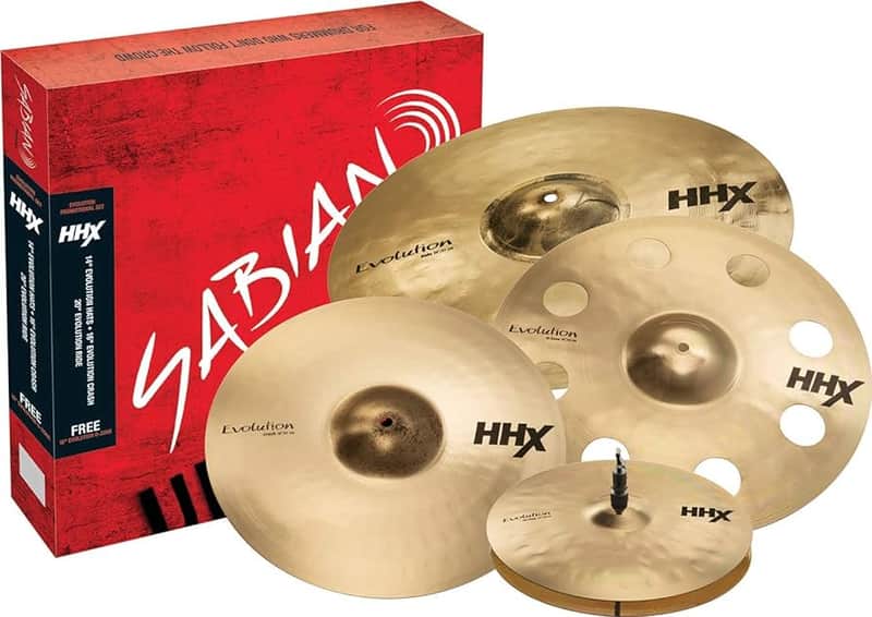 (MINT) Sabian HHX Evolution Cymbal Kit (15005XEBP)