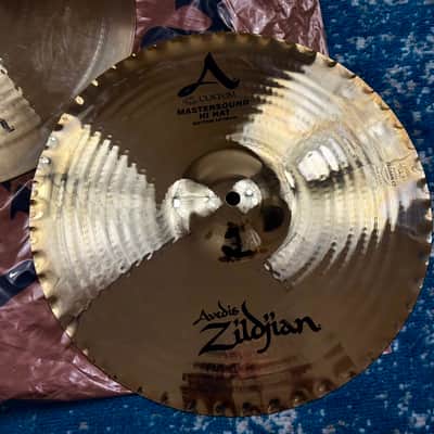 Don’t pay £425!! 14” Zildjian A CUSTOM MASTERSOUND Hihats 1099g 1201g image 5