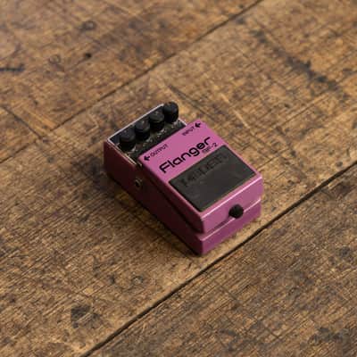 Boss BF-2 Flanger 1980-1984 (Black Label) Made In Japan | Reverb