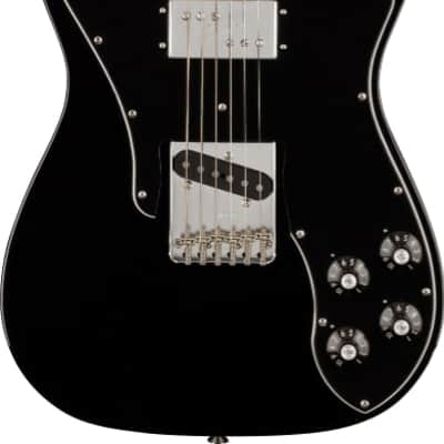 Fender American Vintage II 1977 Telecaster Custom Electric Guitar Maple Fingerboard, Black image 2