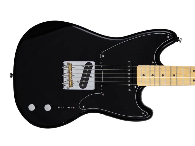 Rosenow Rapid Line 25.5" - Black - Maple - Offset Body Electric Guitar image 1