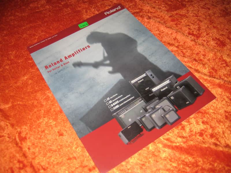 Roland 8 Page Catalog of Amplifiers for Guitar and Bass 2006 image 1