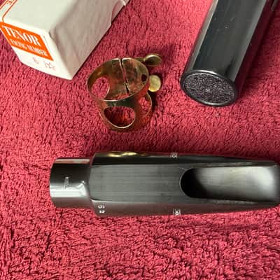 Otto Link Tone Edge 6★ Hard Rubber Tenor Mouthpiece – Made in USA w/ Ligature + Cap image 5