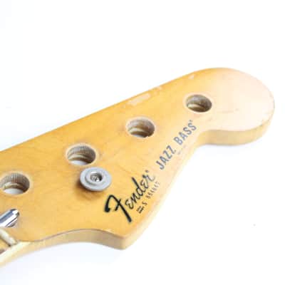 1978 Vintage Fender Jazz Bass Maple NECK Original 1970's 3-Bolt Guitar image 5
