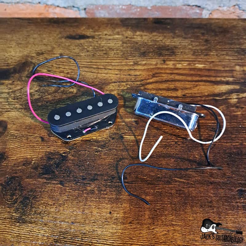 Squier Telecaster Pickups (2010s - Chrome/Black) image 1