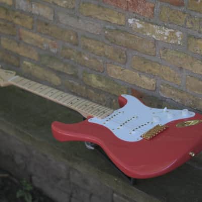 Fender Custom Shop '57 Stratocaster NOS, Maple Neck, Gold Hardware - Fiesta Red image 13