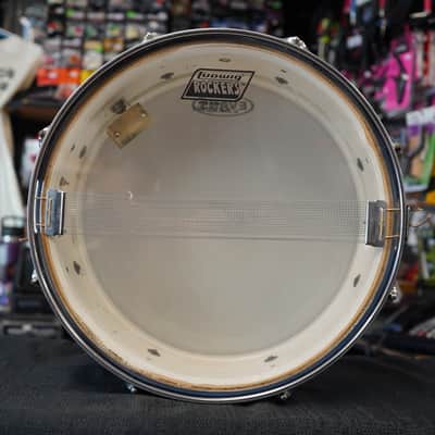Vintage 1966 Ludwig USA Jazz Fest 5x14" Maple Snare Drum - Blue Sparkle image 18