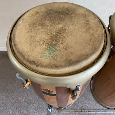 ASBA Tall bongo drums 1980’s - Wood image 5