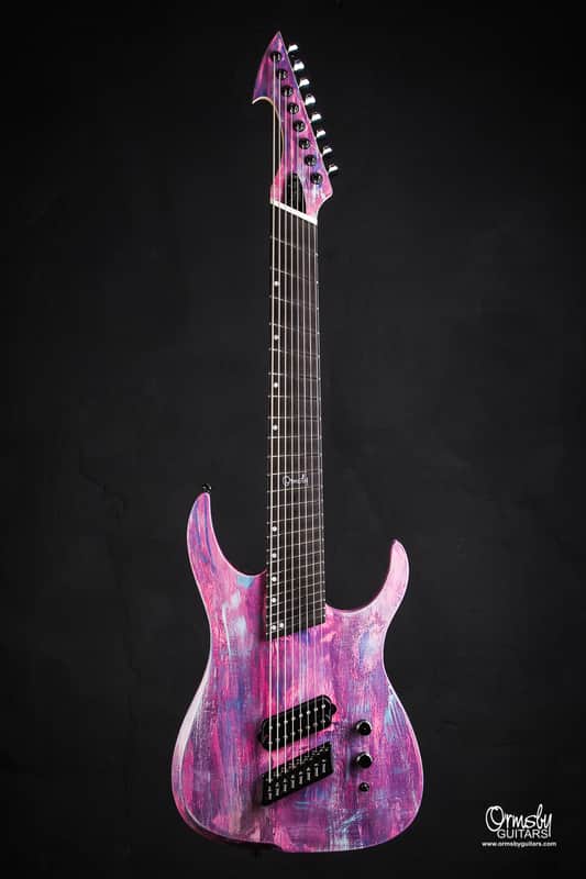 Ormsby Hypemachine CustomShop 8 string 2018 Plank Pink imagen 1