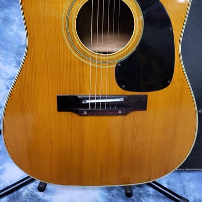 Vintage 1969 Norma WG-65 Dreadnought Adjustable Bridge Acoustic Guitar Pro Setup Original Soft Shell Case image 3