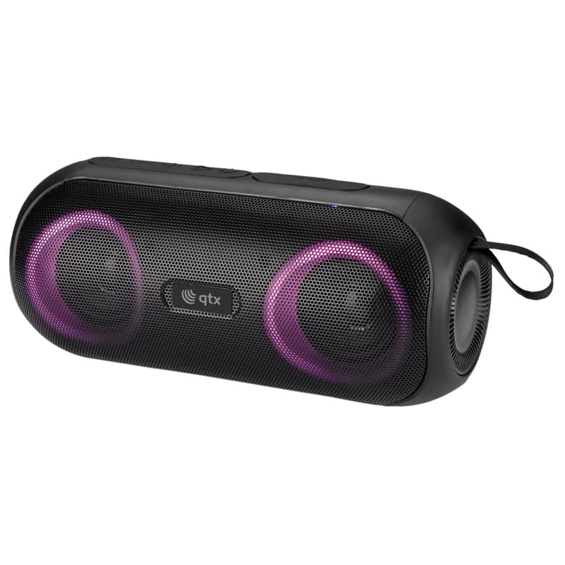 QTX PartyPod Portable Bluetooth Party Speaker with lights image 1