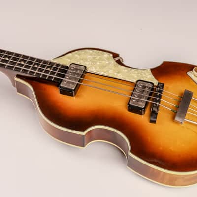 2005 Höfner 500/1 Vintage ’63 Violin Bass – Sunburst – Made in Germany – Original Case image 7