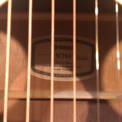 Yamaha SCF04 Acoustic Guitar image 7