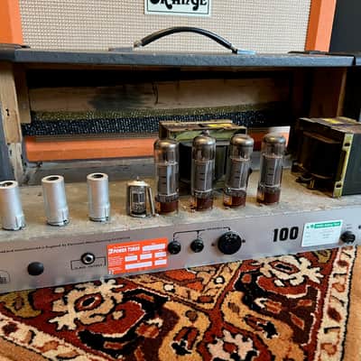 Vintage 1975 Laney Klipp L100 Lead Valve Amplifier Grey Head Partridge *1970s* image 16