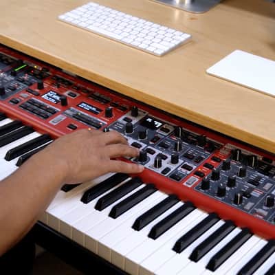 Baltic Birch Studio Desk | 9U Rack and 88-Key Keyboard Tray | Music Production Furniture image 7