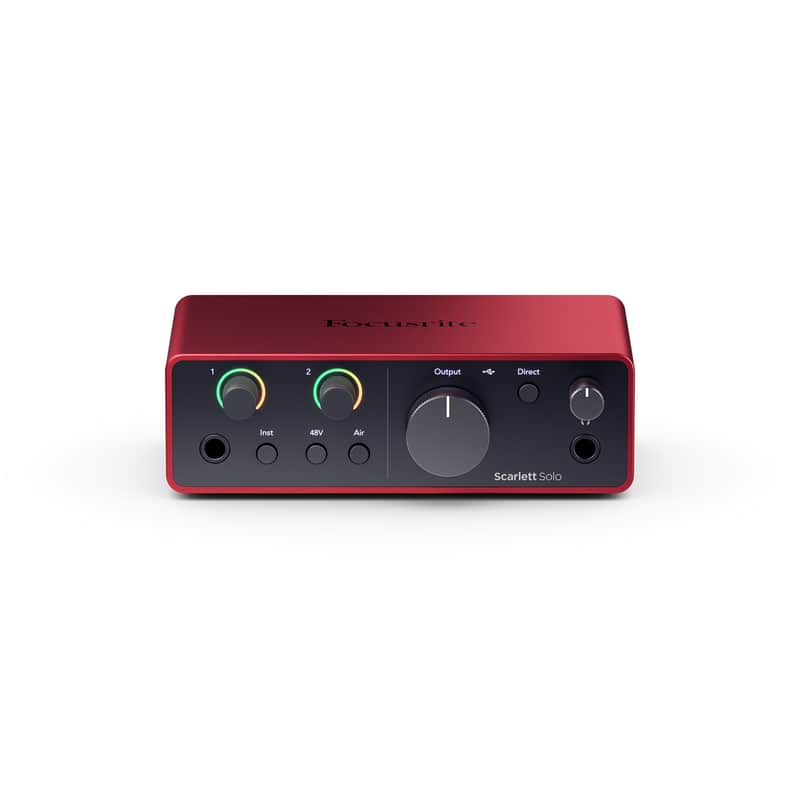 Focusrite Scarlett Solo 4th Gen Audio Interface image 1