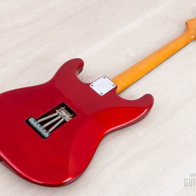 1992 Fender Stratocaster ‘62 Vintage Reissue ST62-53 Candy Apple Red 100% Original, Japan MIJ Fujigen image 14